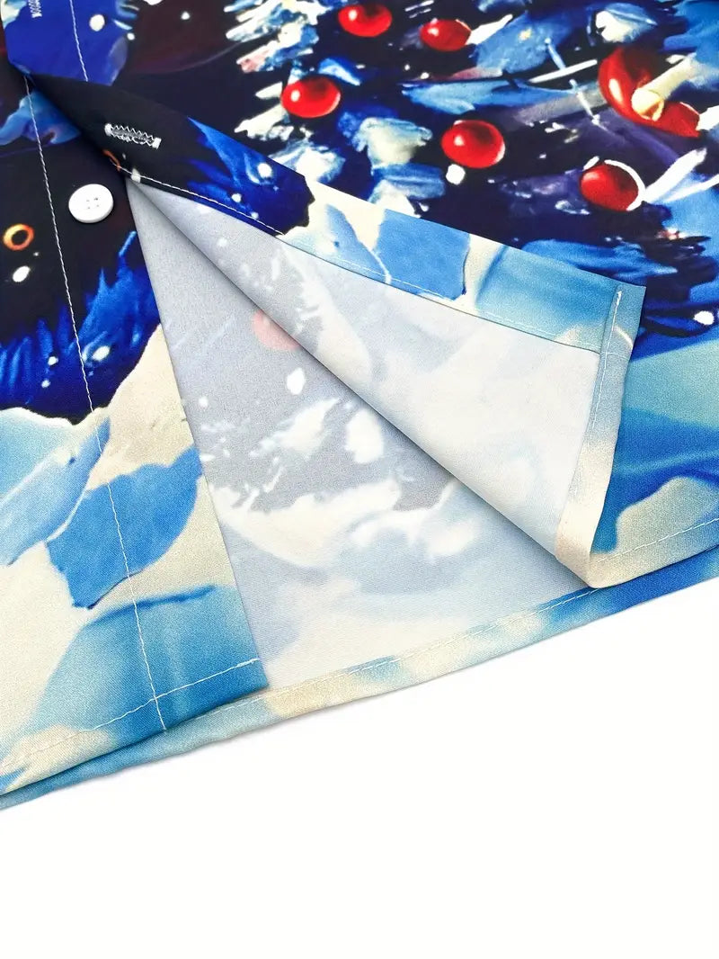 Men's Christmas Shirt | Santa Graphic Design