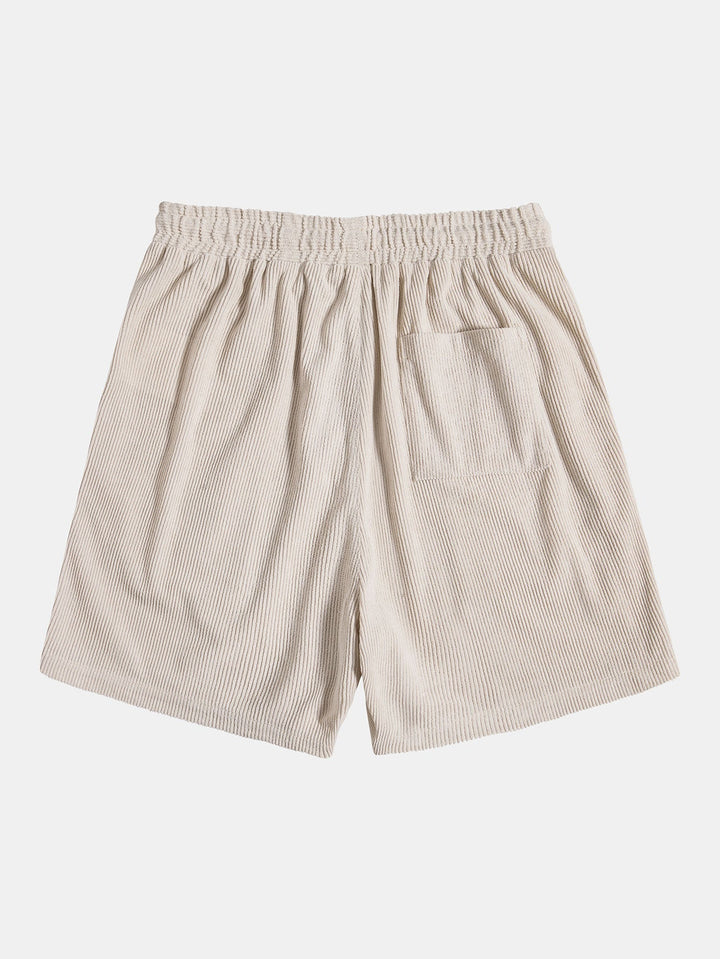 Aiden | Men's Short Sleeve Button-Down Shirt and Drawstring Shorts Set