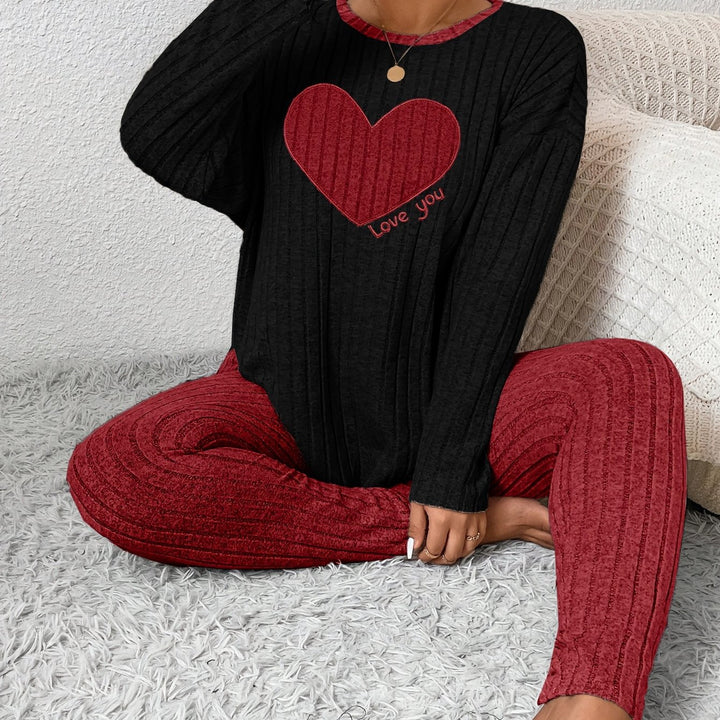 Alana | Women's Long Sleeve Ribbed Two-Piece Outfit
