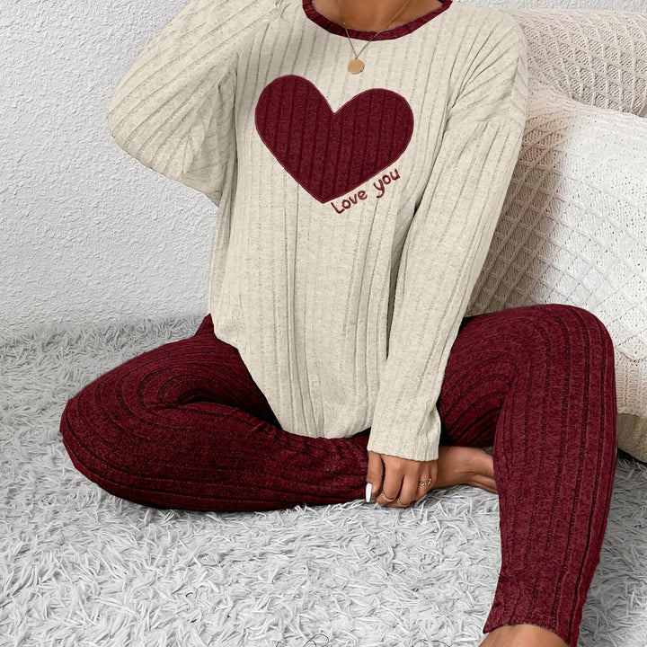Alana | Women's Long Sleeve Ribbed Two-Piece Outfit