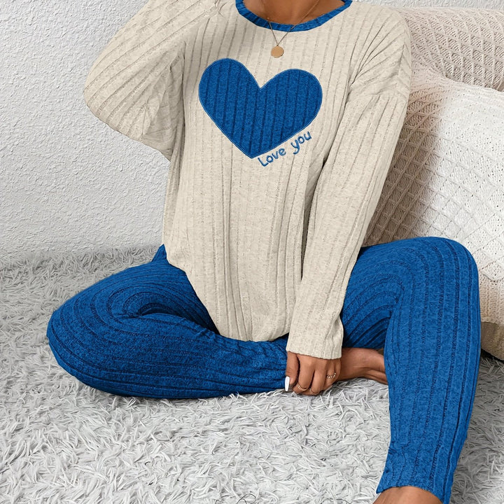 Alana | Women's Long Sleeve Ribbed Two-Piece Outfit