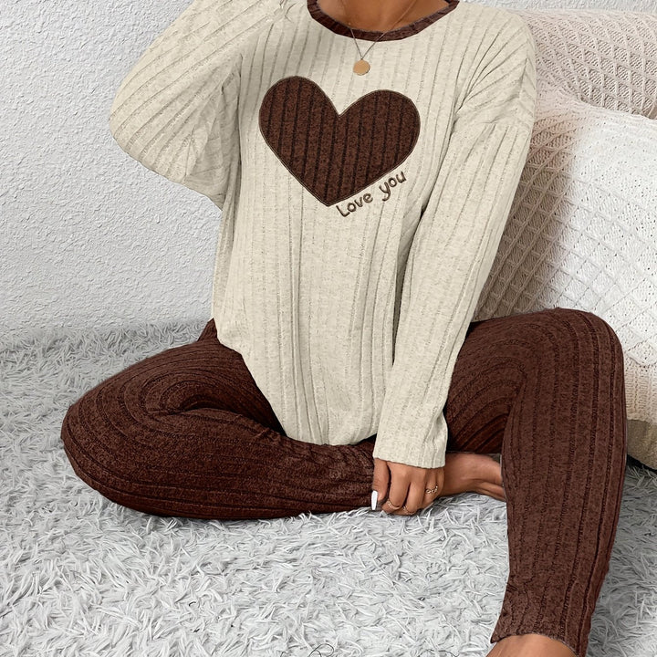 Alana | Women's Long Sleeve Ribbed Two-Piece Outfit