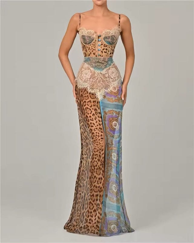 Alice | Women's Spaghetti Strap Long Maxi Dress