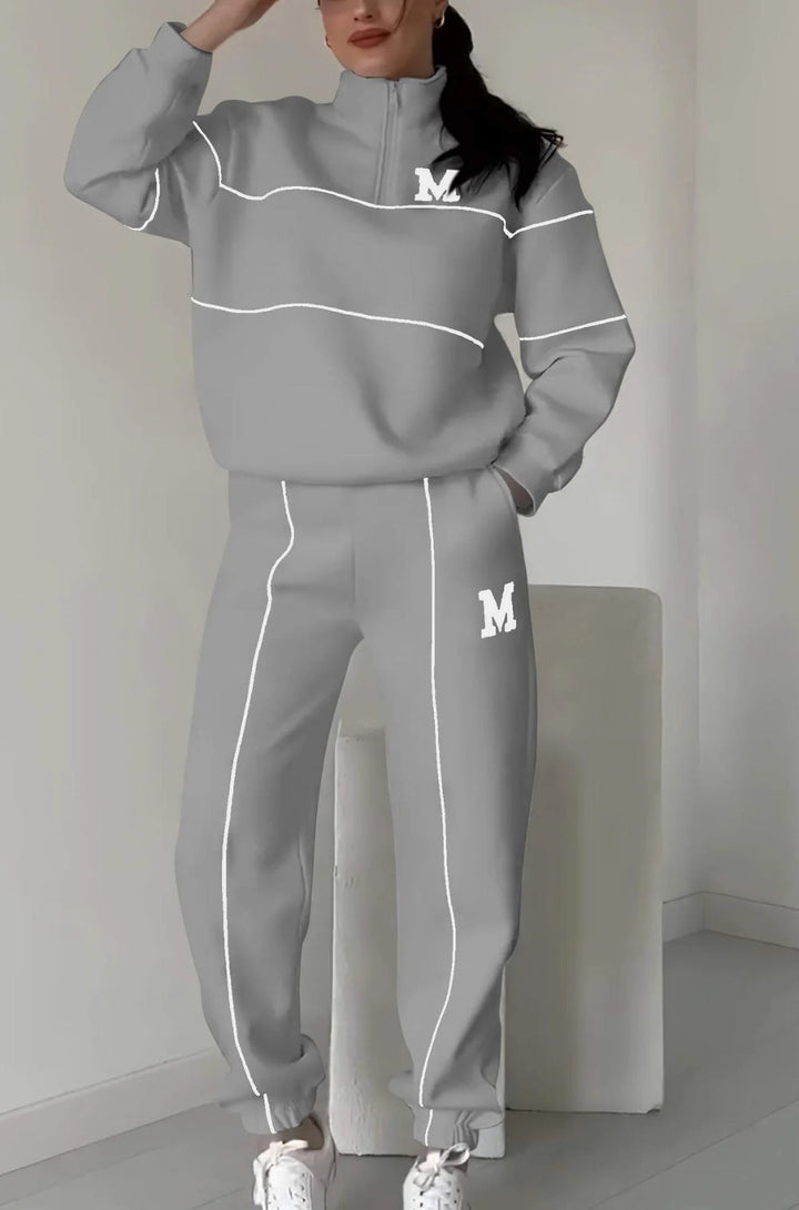 Amy | Women's Long Sleeve Athletic Tracksuit Set