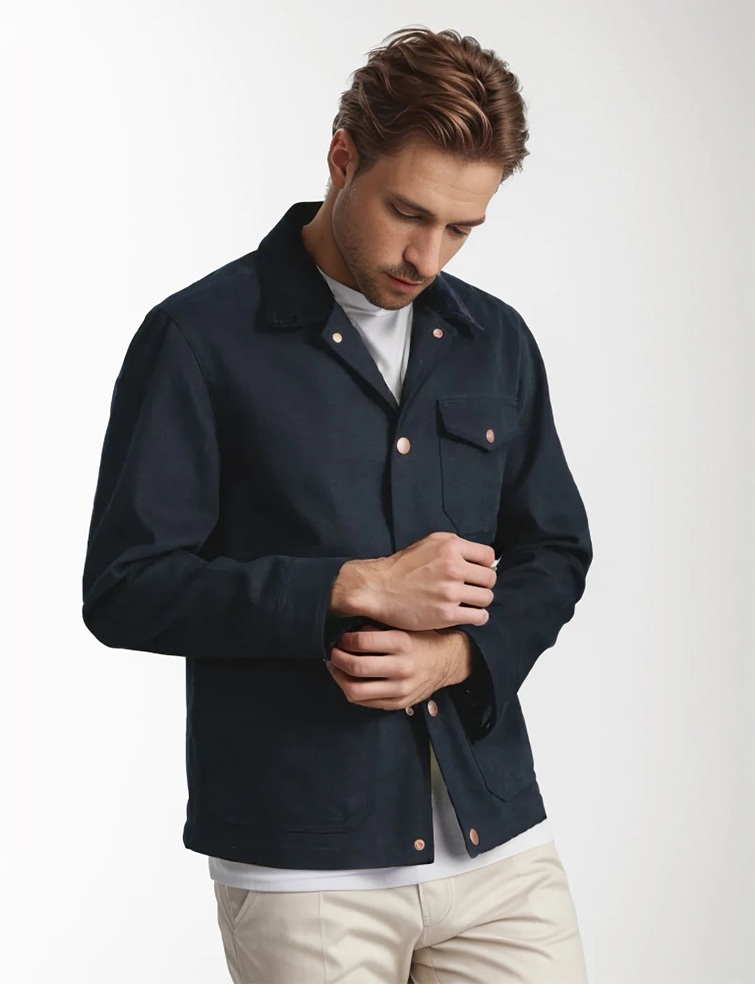 Men's Classic Button-Down Jacket