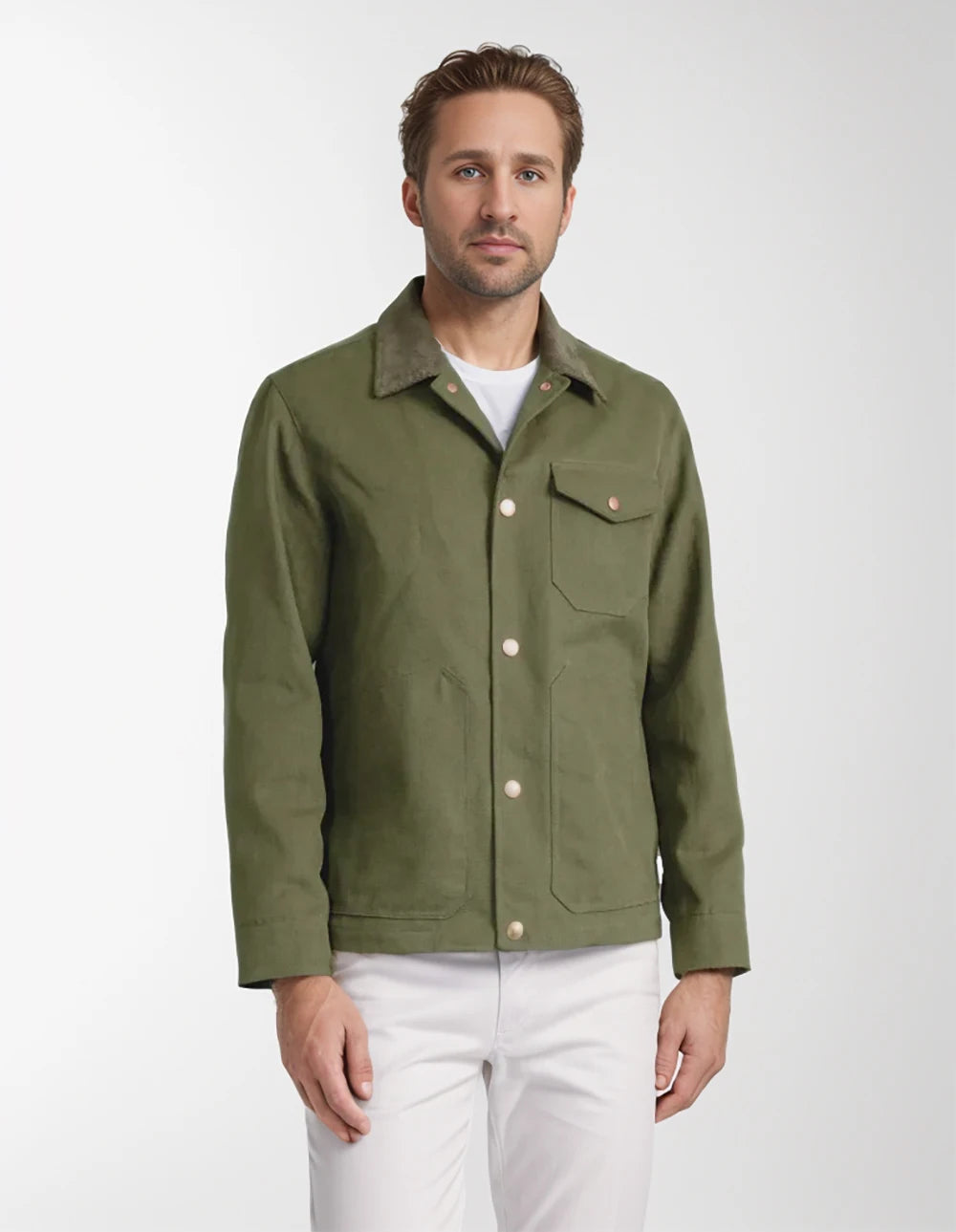 Men's Classic Button-Down Jacket