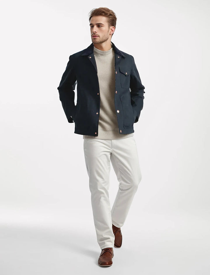 Men's Classic Button-Down Jacket