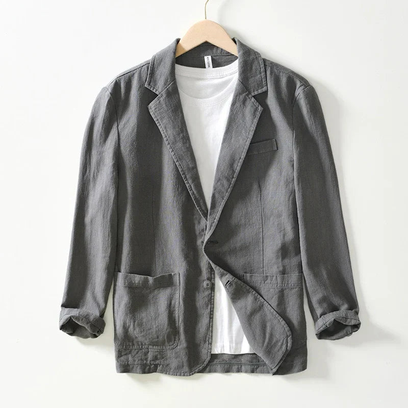 Asher | Men's Casual Notch Lapel Single-Breasted Blazer