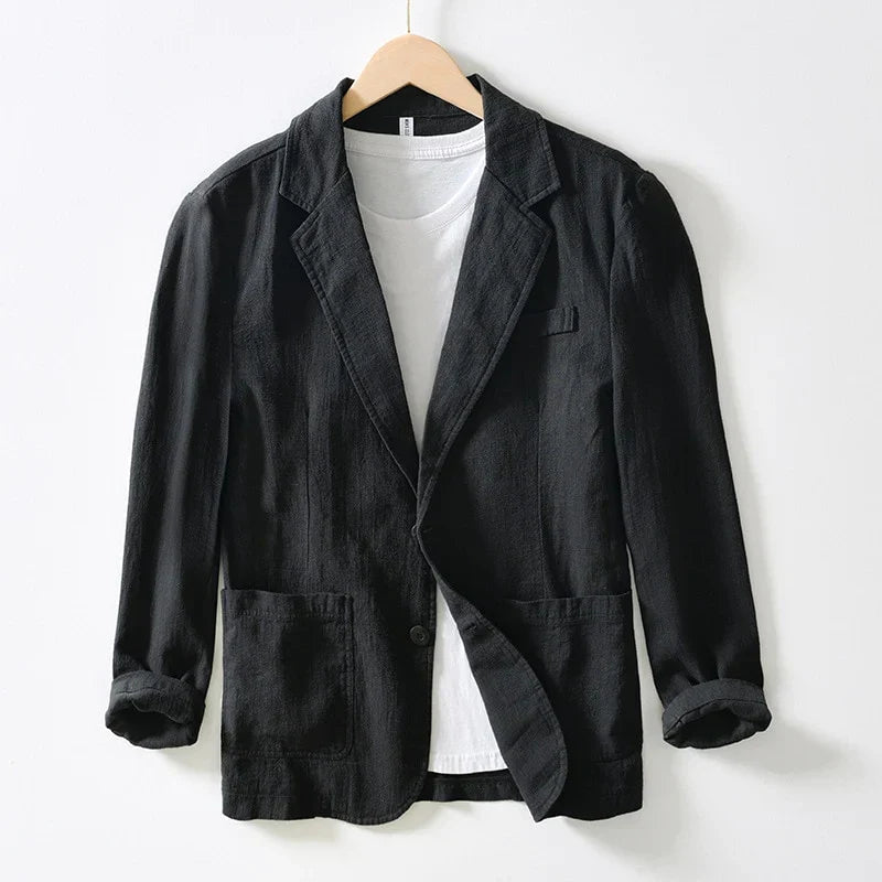 Asher | Men's Casual Notch Lapel Single-Breasted Blazer