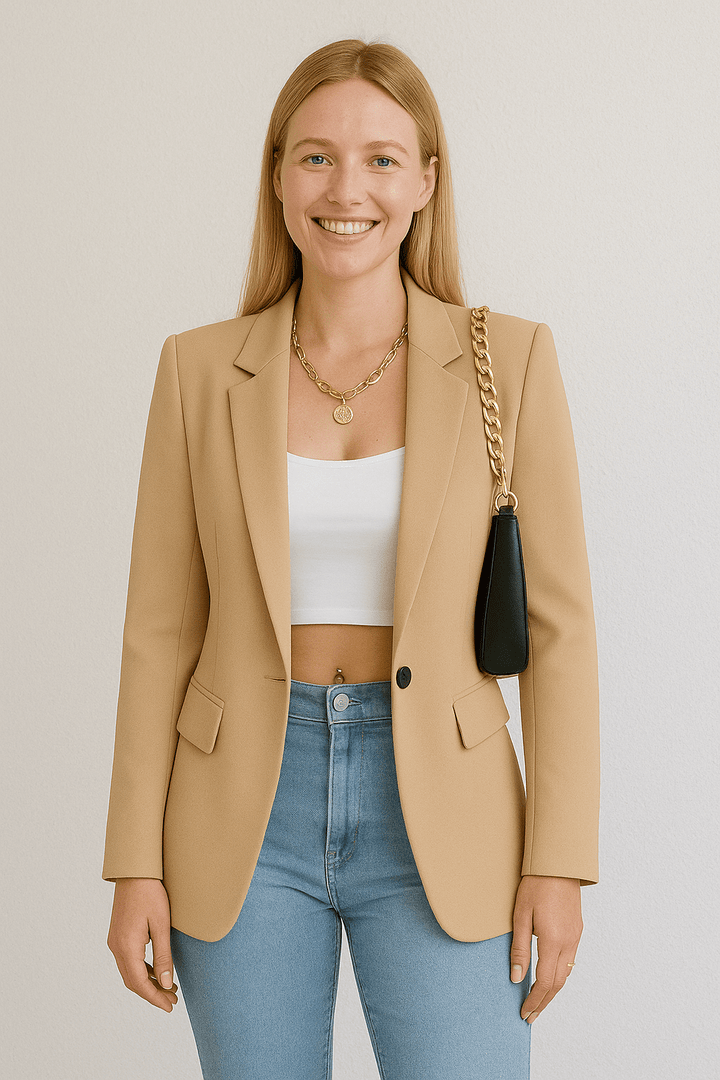 Women’s Tailored Fashion Blazer | Versatile Chic Outerwear