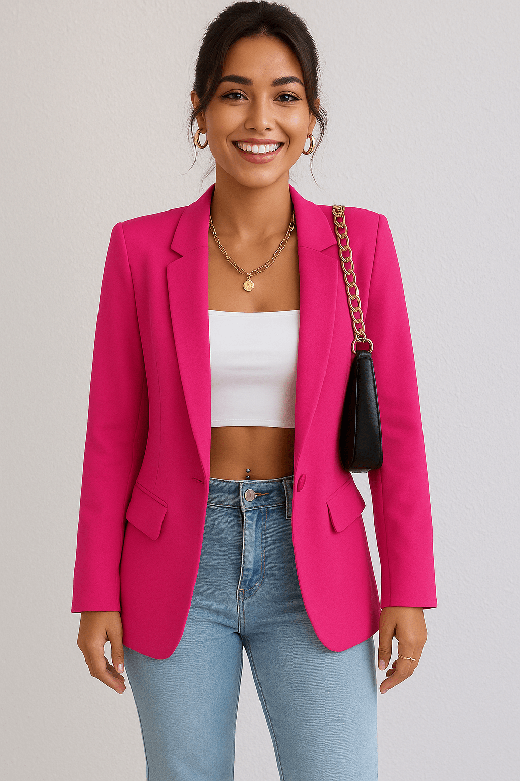 Women's Tailored Fashion Blazer | Versatile Chic Outerwear