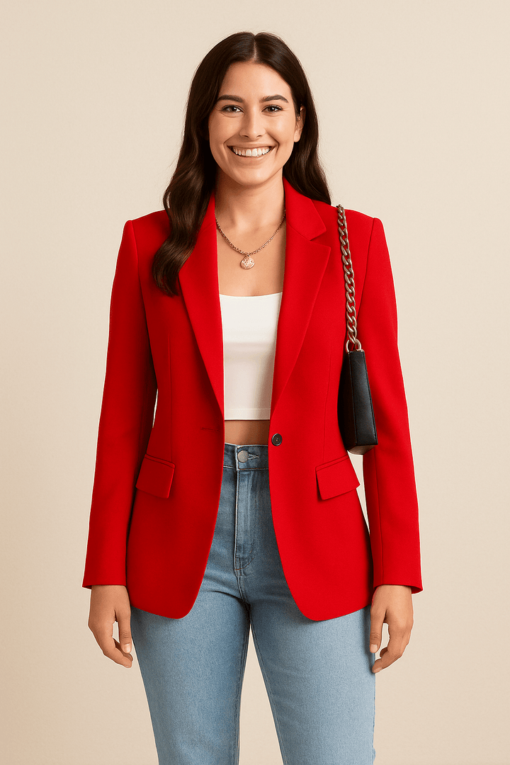 Women's Tailored Fashion Blazer | Versatile Chic Outerwear