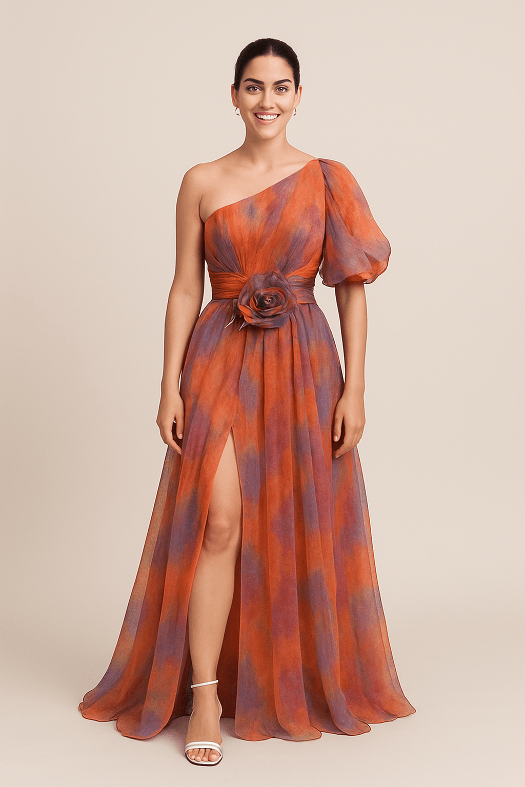 Galiana | Women's One-Shoulder A-Line Evening Dress