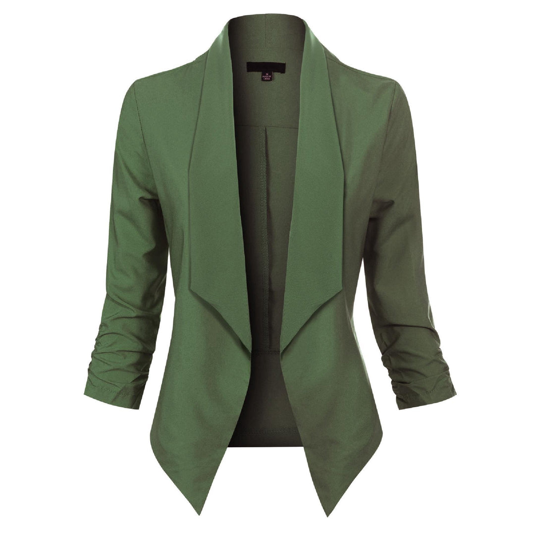 Women's Long Sleeve Open-Front Blazer
