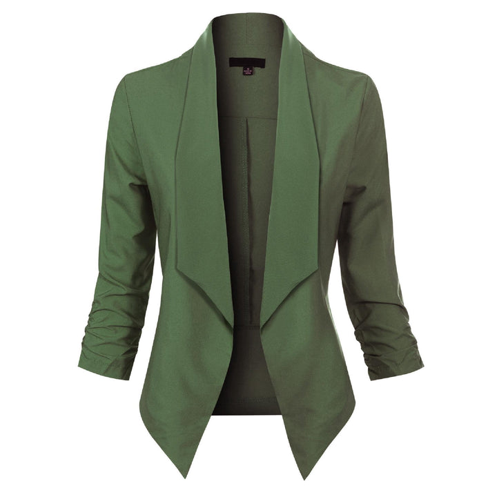 Women's Long Sleeve Open-Front Blazer