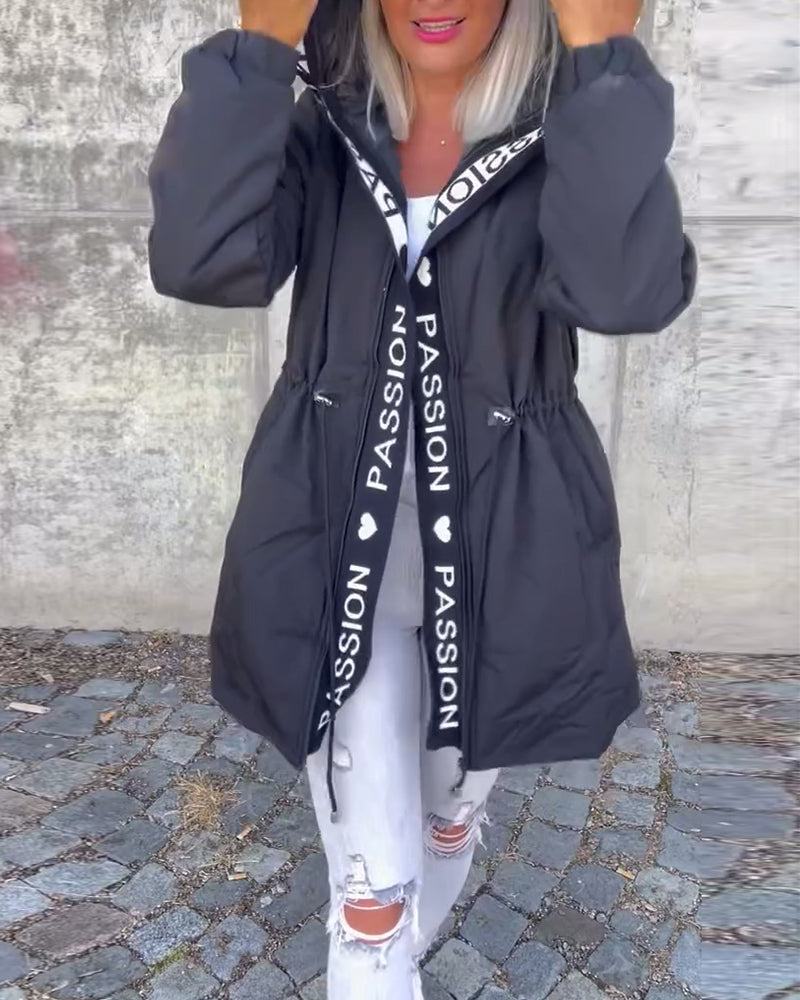 Women's Casual Hooded Coat