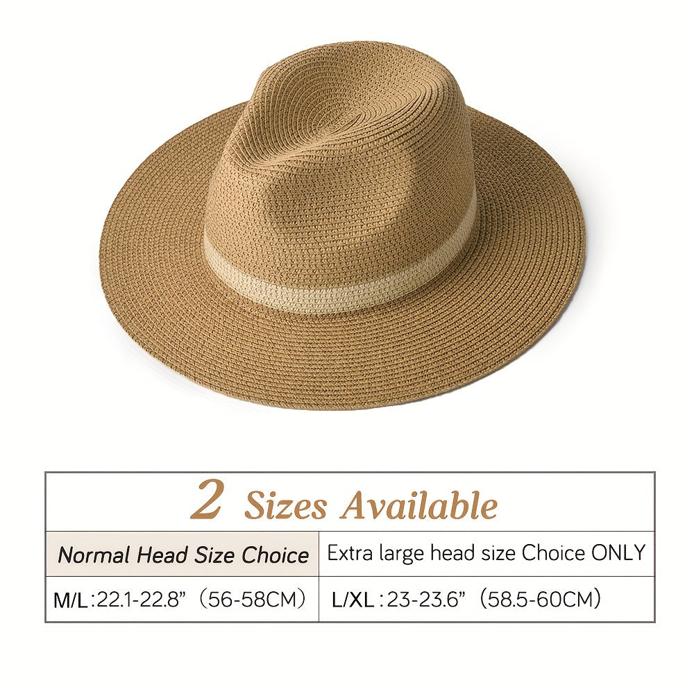 Men's Wide-Brimmed Sun Hat – UV Protection for Outdoor Activities
