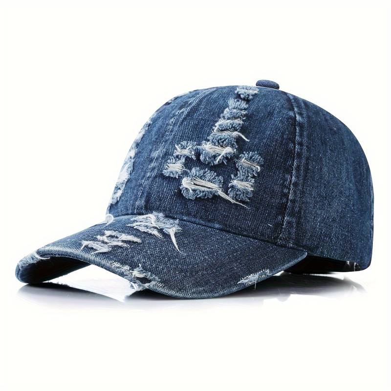 Women's Adjustable Strap Denim Sun Hat