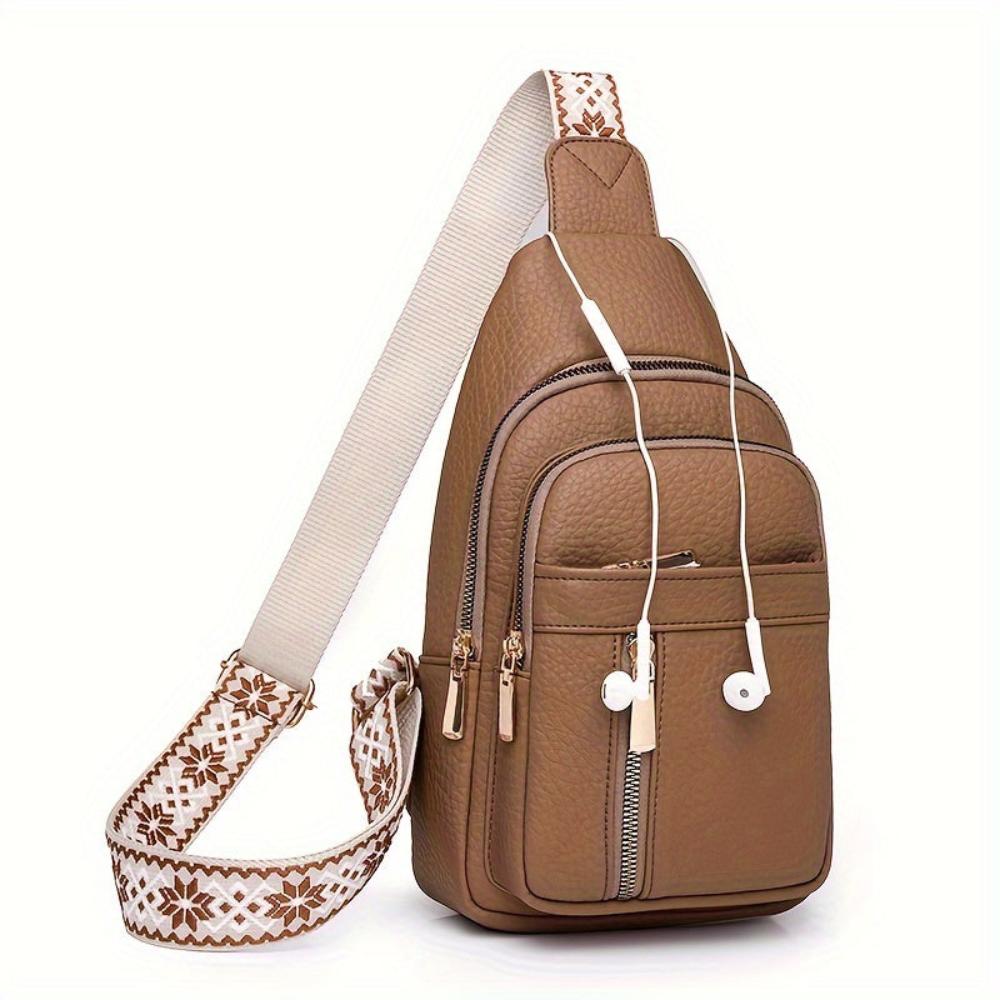 Margaret | Women's Vegan Leather Sling Crossbody Bag