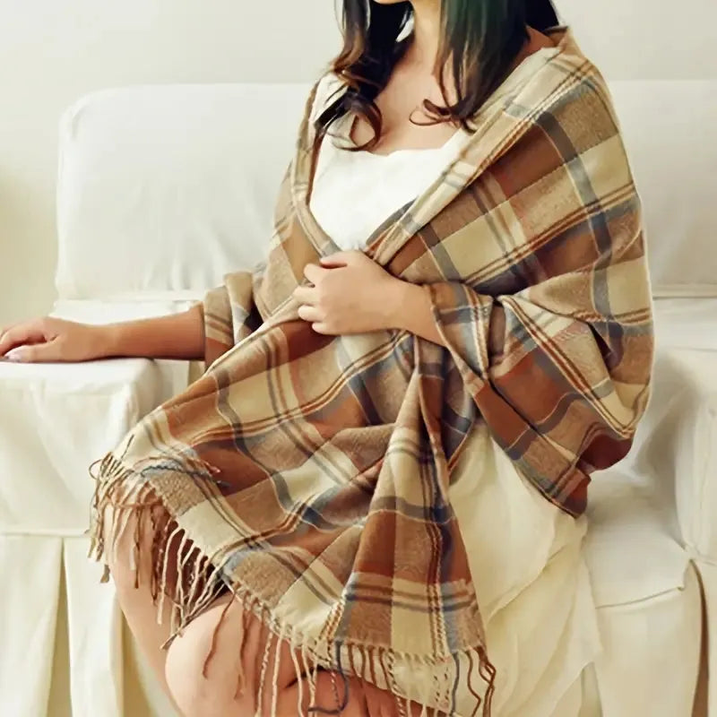 Women's Diamond Pattern Scarf