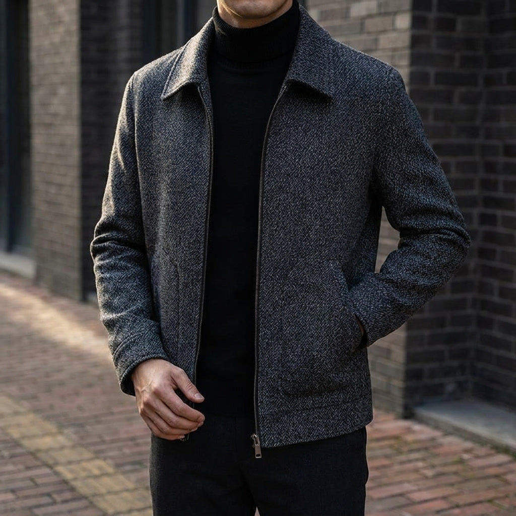 Men's Knit Wool Jacket