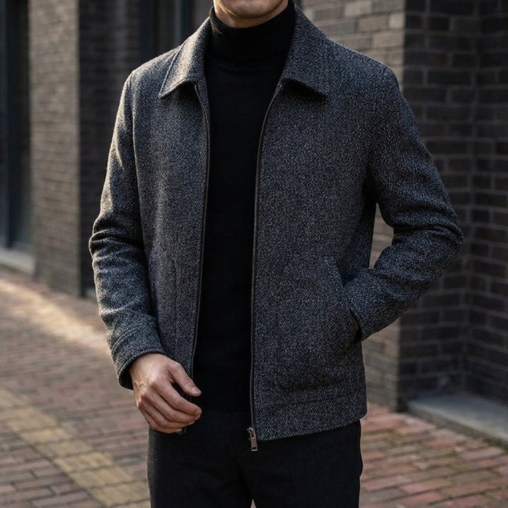 Men's Knit Wool Jacket