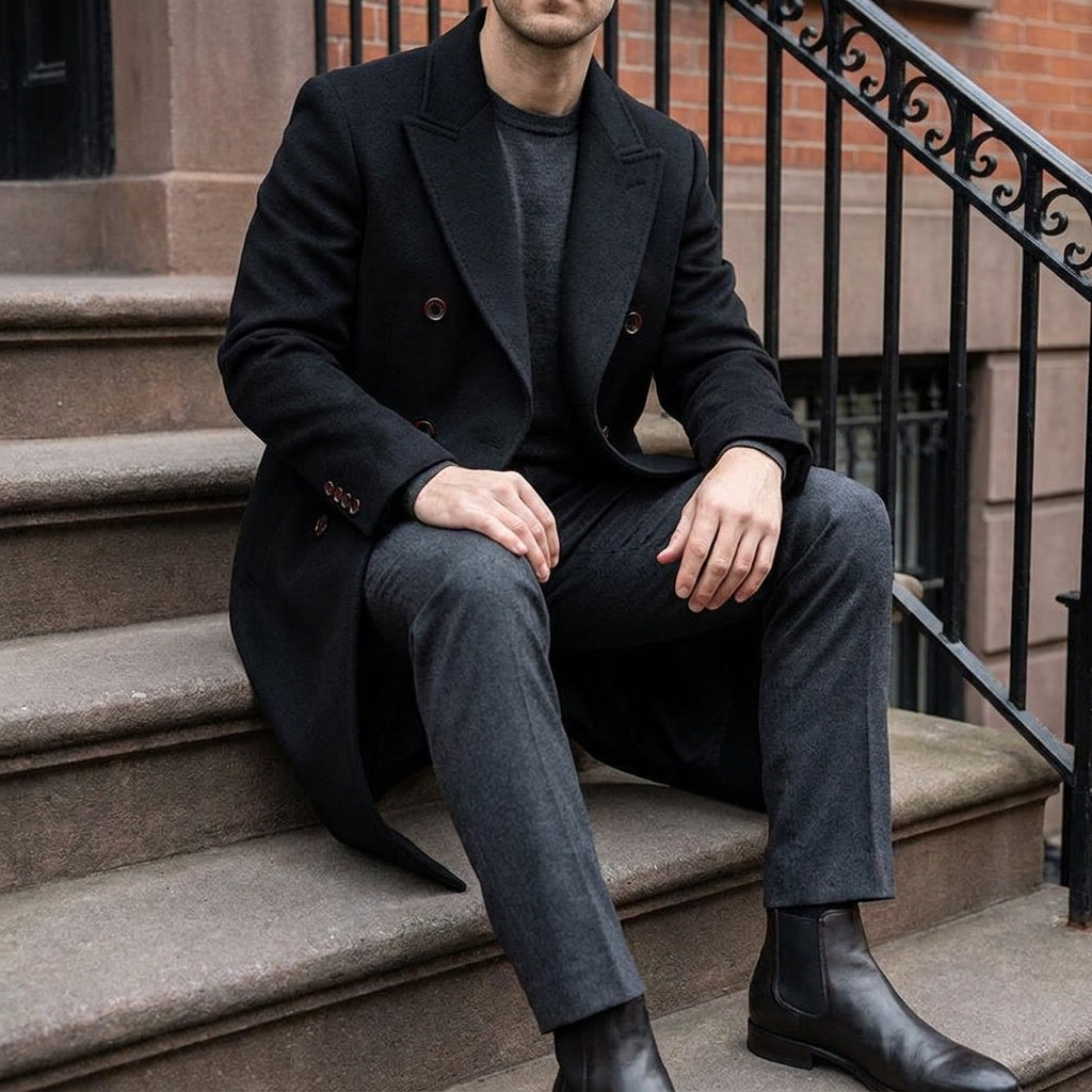 Men's Wool Overcoat