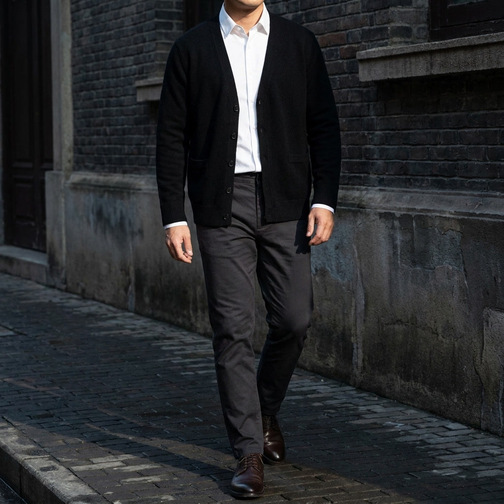 Men's Wool Cardigan