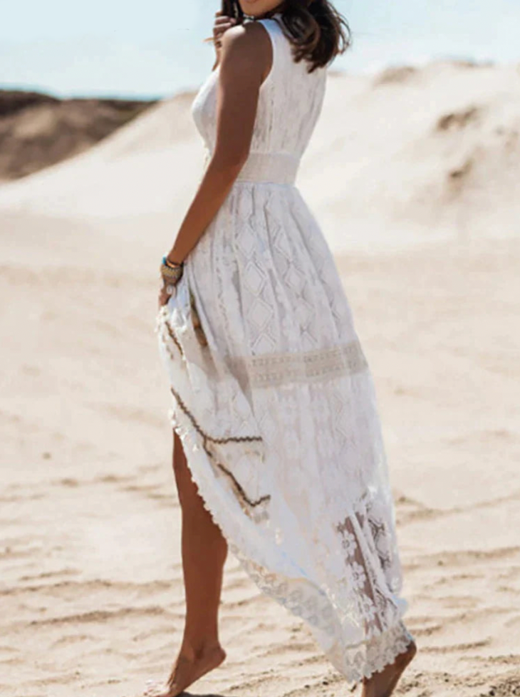 Women's Boho Lace Summer Sundress
