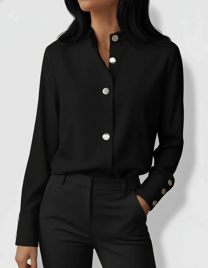 Classic Button-Down Blouse for Women