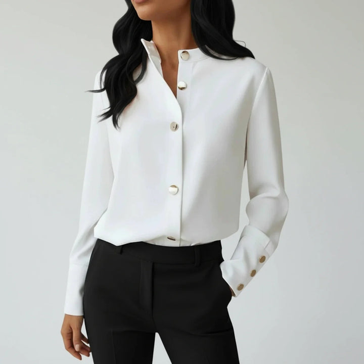 Classic Button-Down Blouse for Women