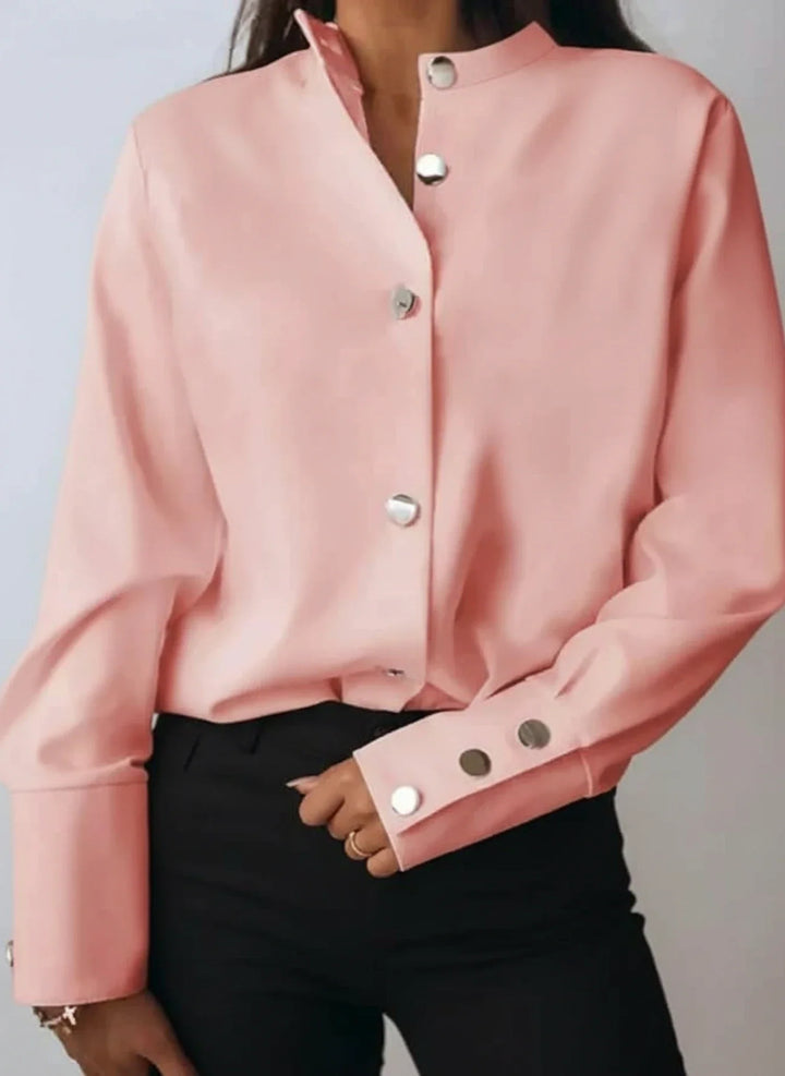 Classic Button-Down Blouse for Women