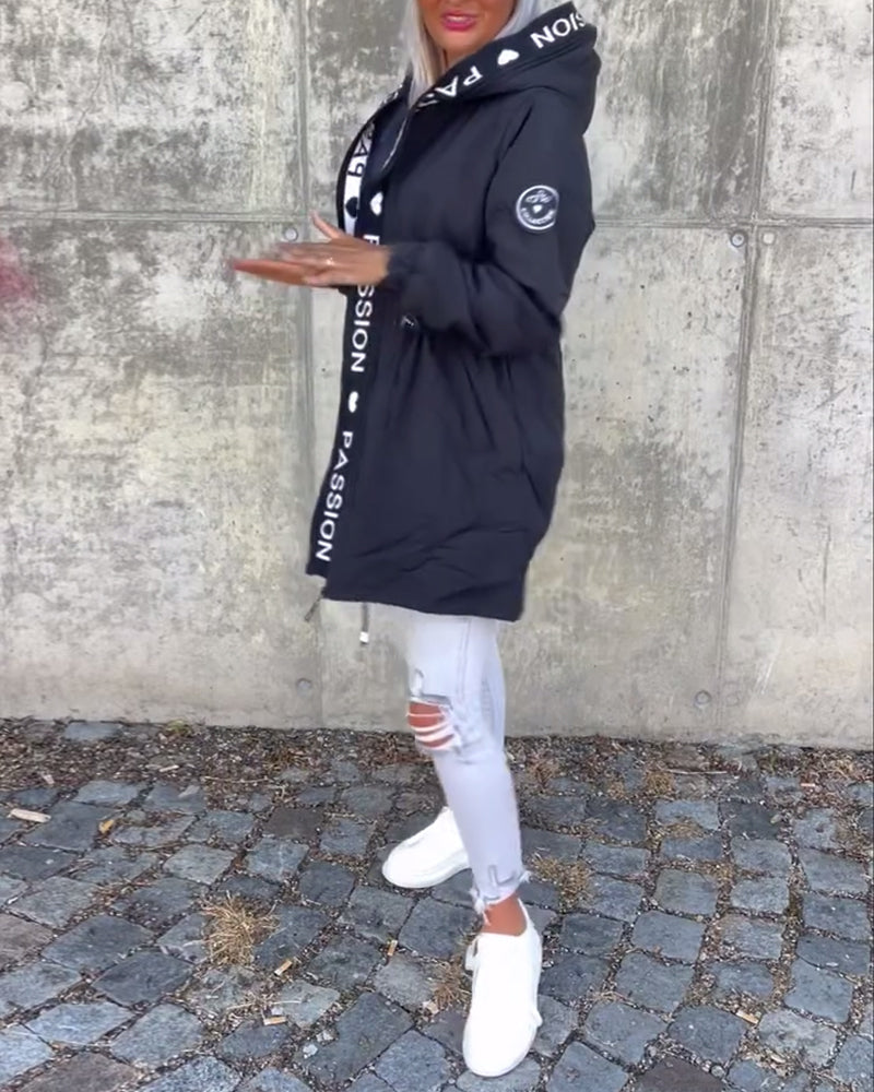 Women's Casual Hooded Coat