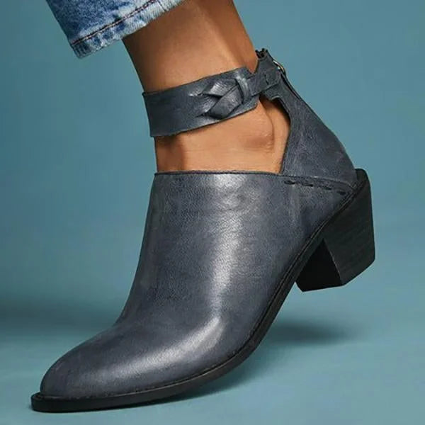 Livia | Women's Comfortable Leather Heeled Sandal
