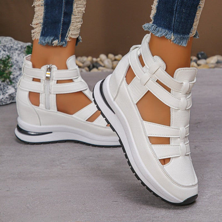 Light Wedge Sandals | Women's Comfortable Side Zipper Footwear