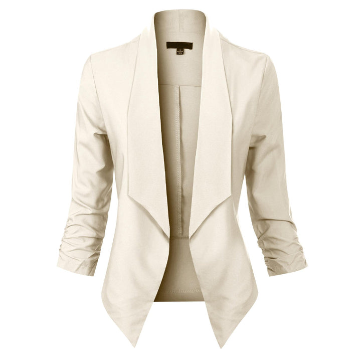 Women's Long Sleeve Open-Front Blazer