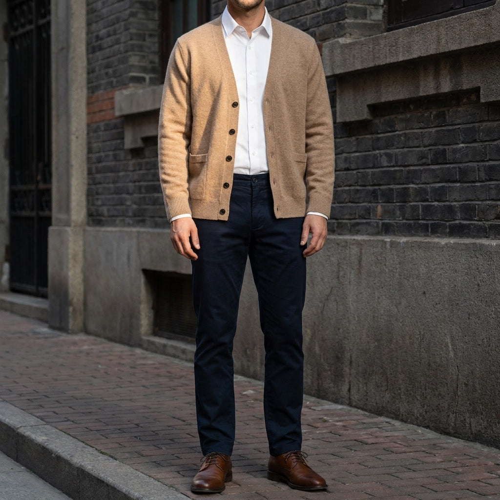 Men's Wool Cardigan