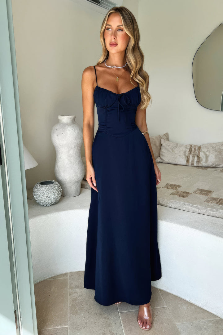 Camille | Women's Sleeveless A-Line Maxi Dress Alternative
