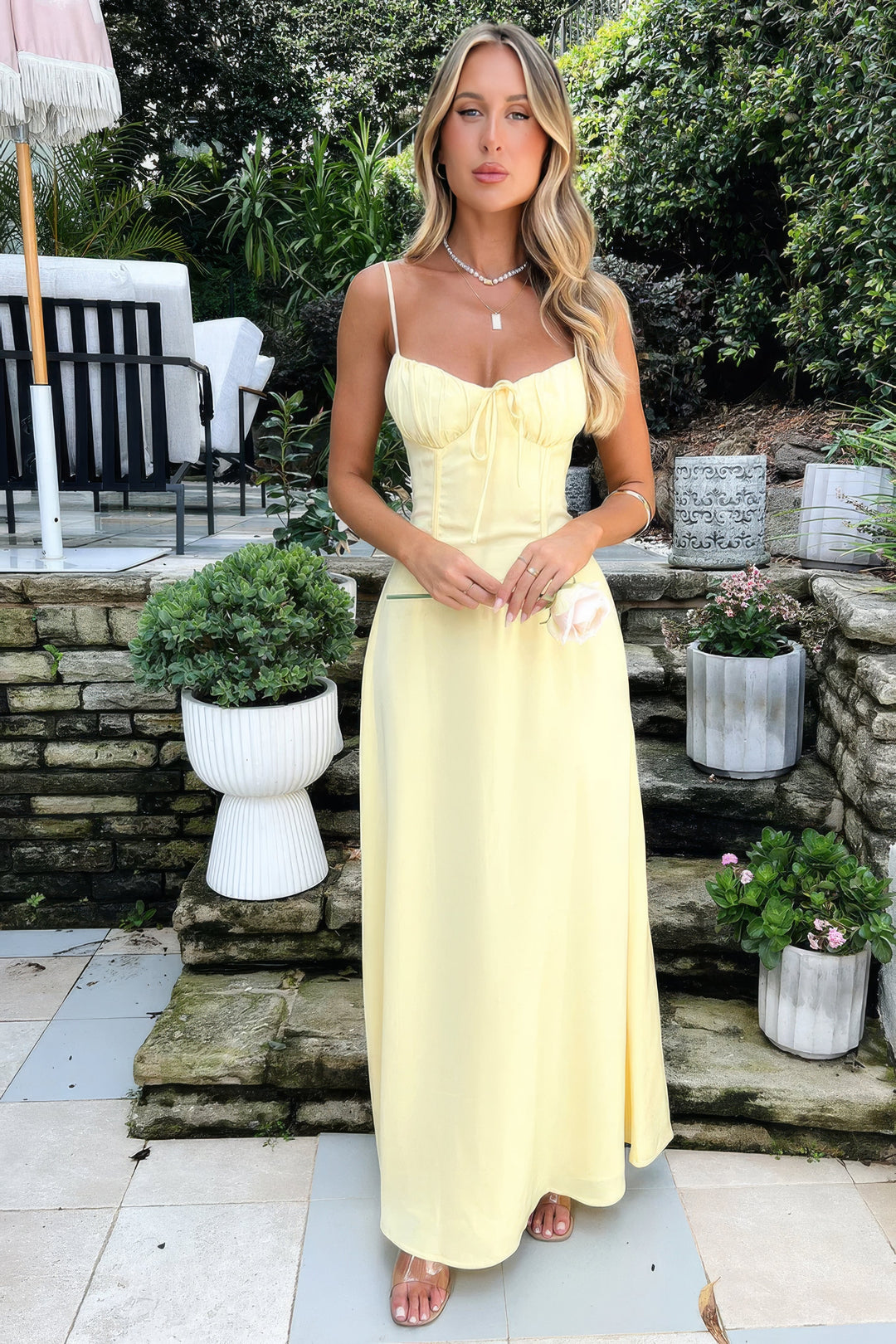 Camille | Women's Sleeveless A-Line Maxi Dress Alternative
