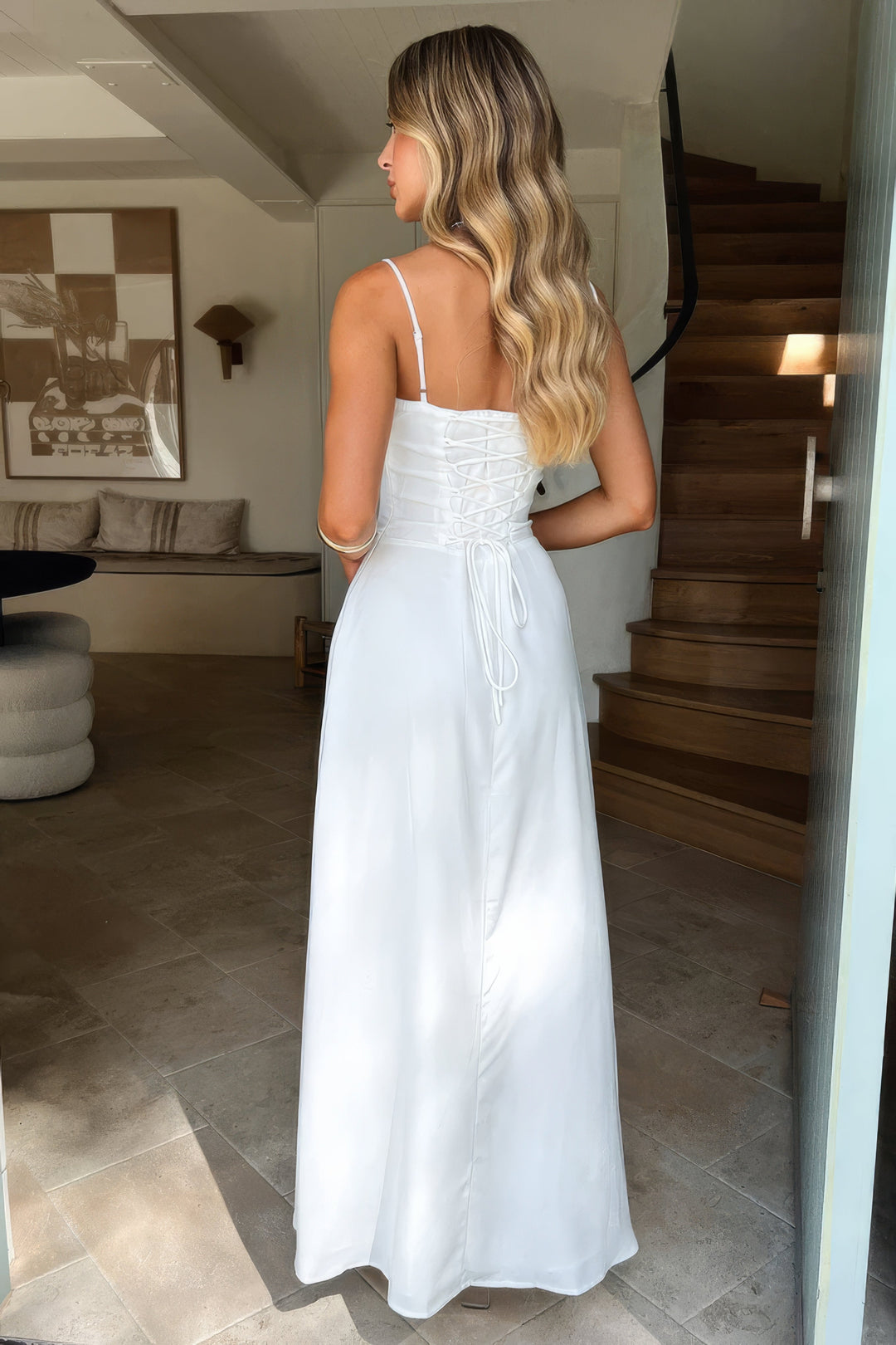 Camille | Women's Sleeveless A-Line Maxi Dress Alternative