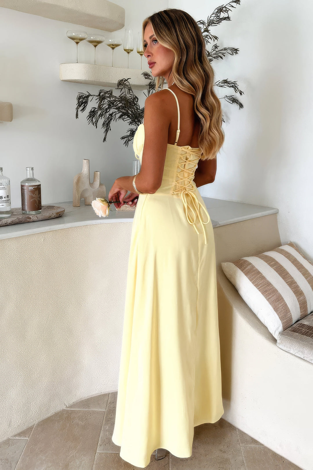 Camille | Women's Sleeveless A-Line Maxi Dress Alternative