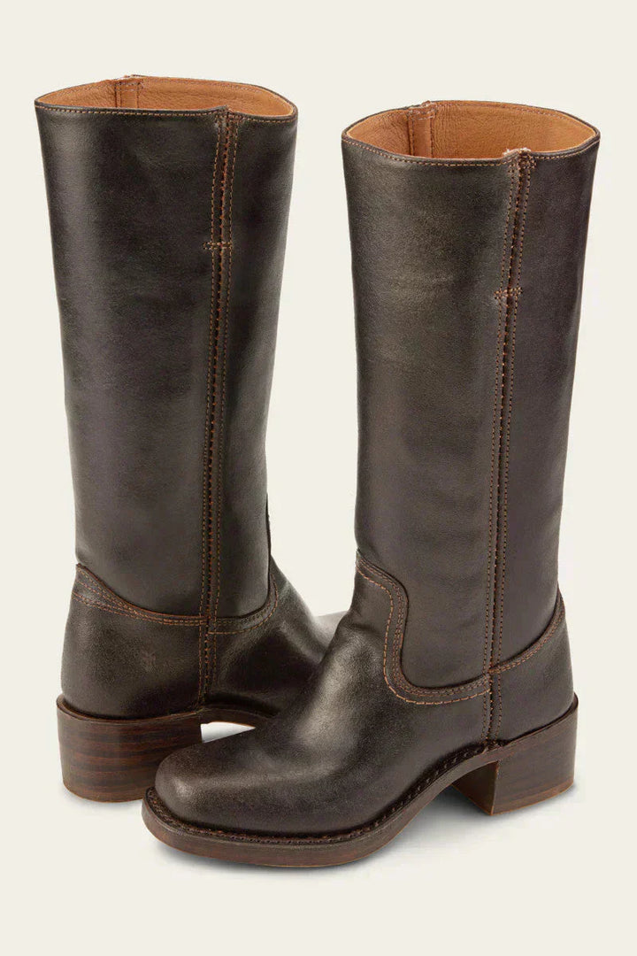 Women’s Stylish Tall Boots | Block Heel Design