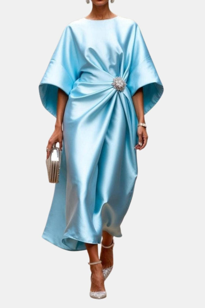 Cara | Women's Elegant Wrap Midi Dress