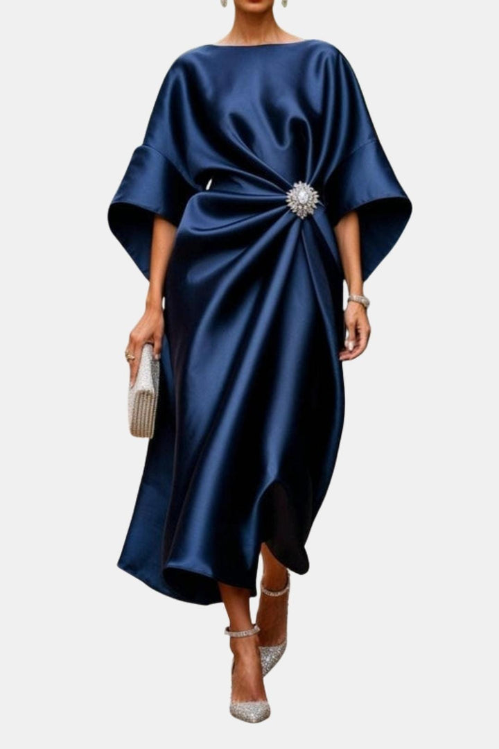 Cara | Women's Elegant Wrap Midi Dress