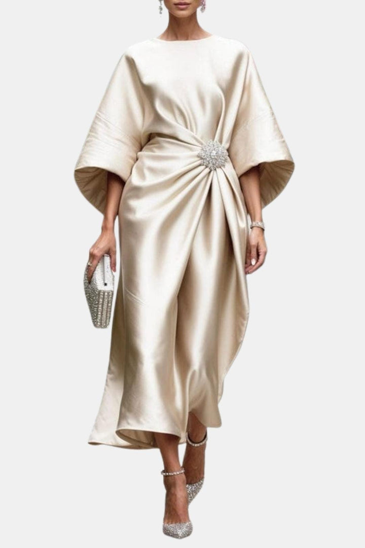 Cara | Women's Elegant Wrap Midi Dress