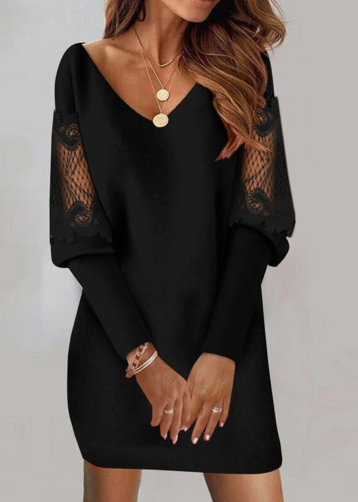 Cassandra | Women's V-Neck Bodycon Dress