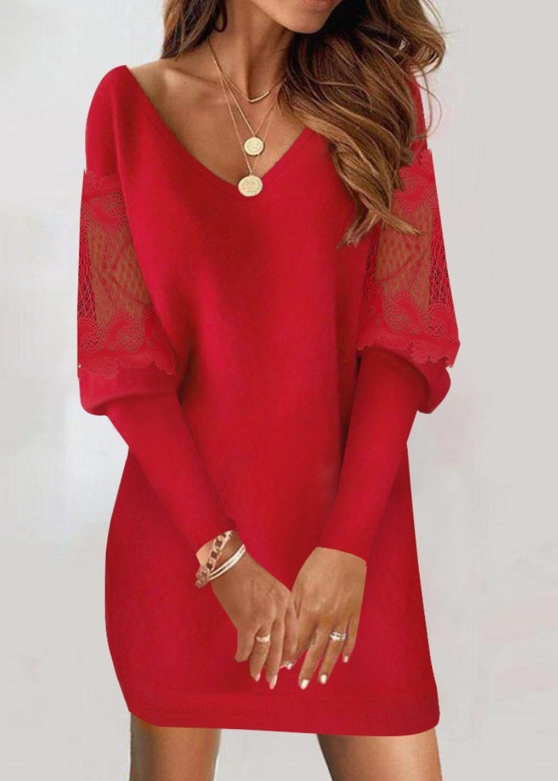 Cassandra | Women's V-Neck Bodycon Dress