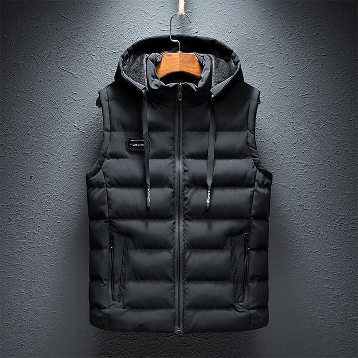 Men's Casual Hooded Vest for Everyday Wear