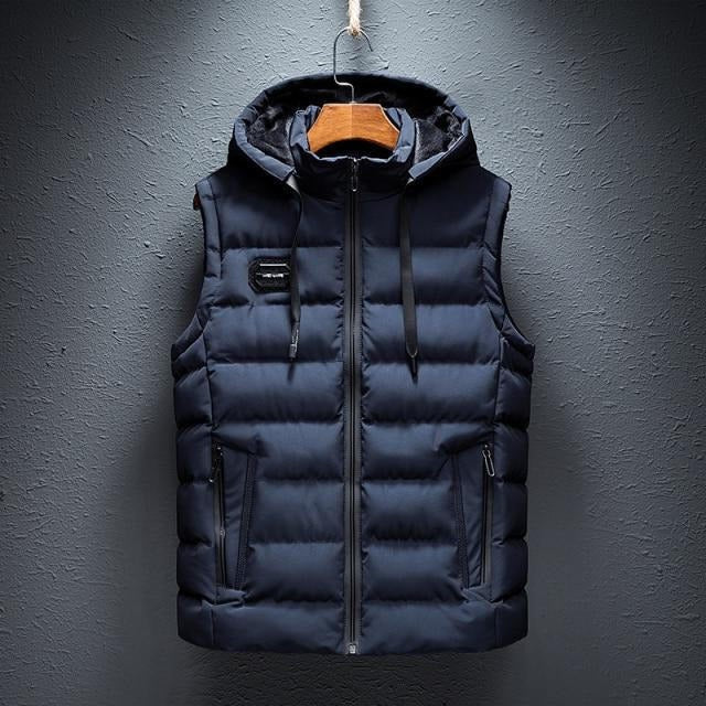 Men's Casual Hooded Vest for Everyday Wear