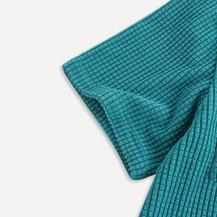 Men's Casual Waffle Knit Shirt